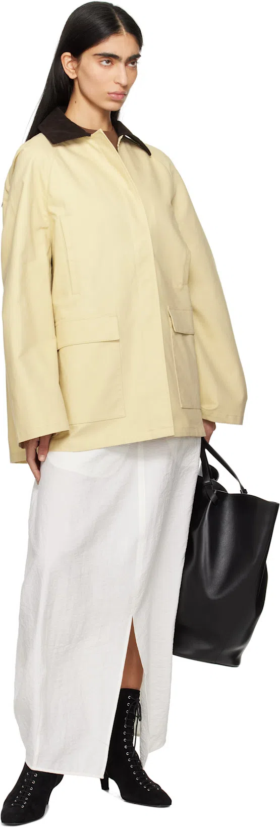 THE ROW Tori Cotton-jersey T-shirt In Neutral