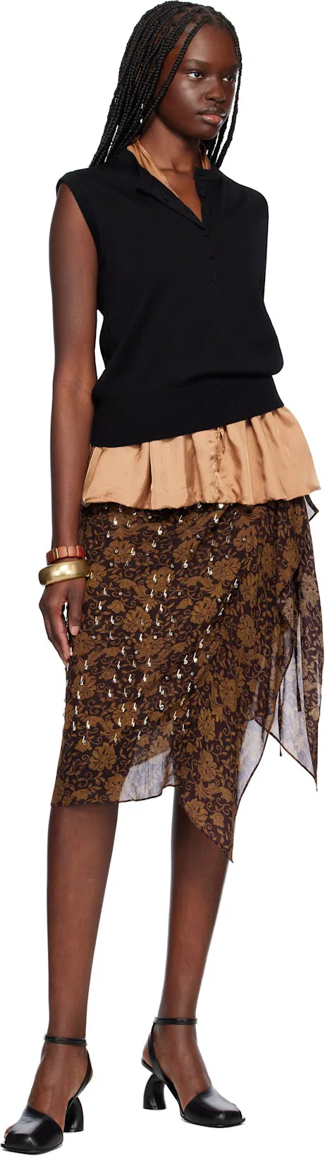 ISABEL MARANT Tya Bracelet In Henna/light Brass