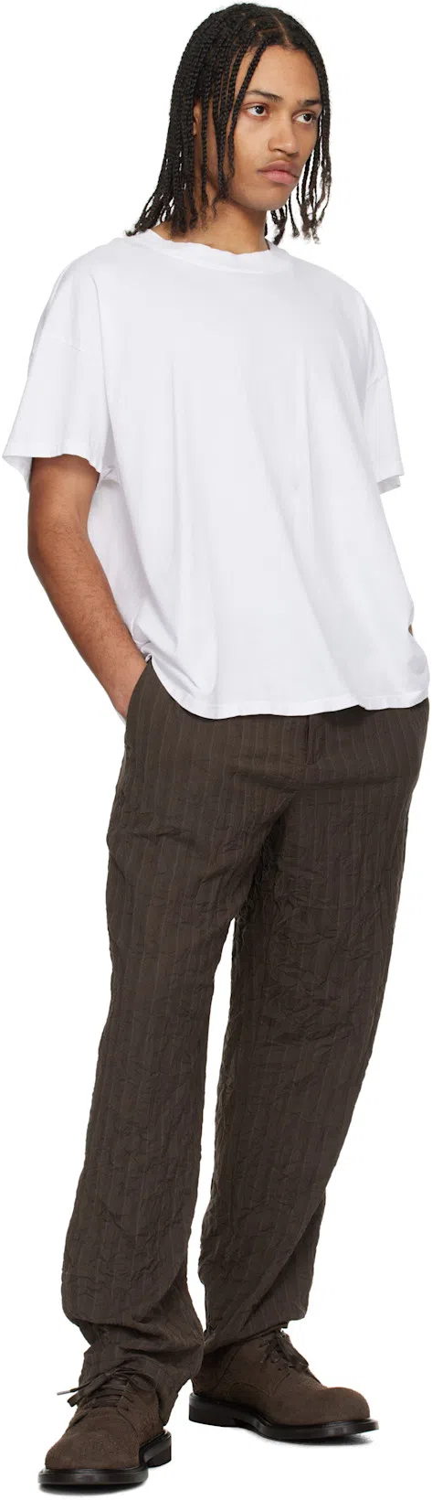 MOSCHINO Lace-up Brogues Leather Sole In Brown