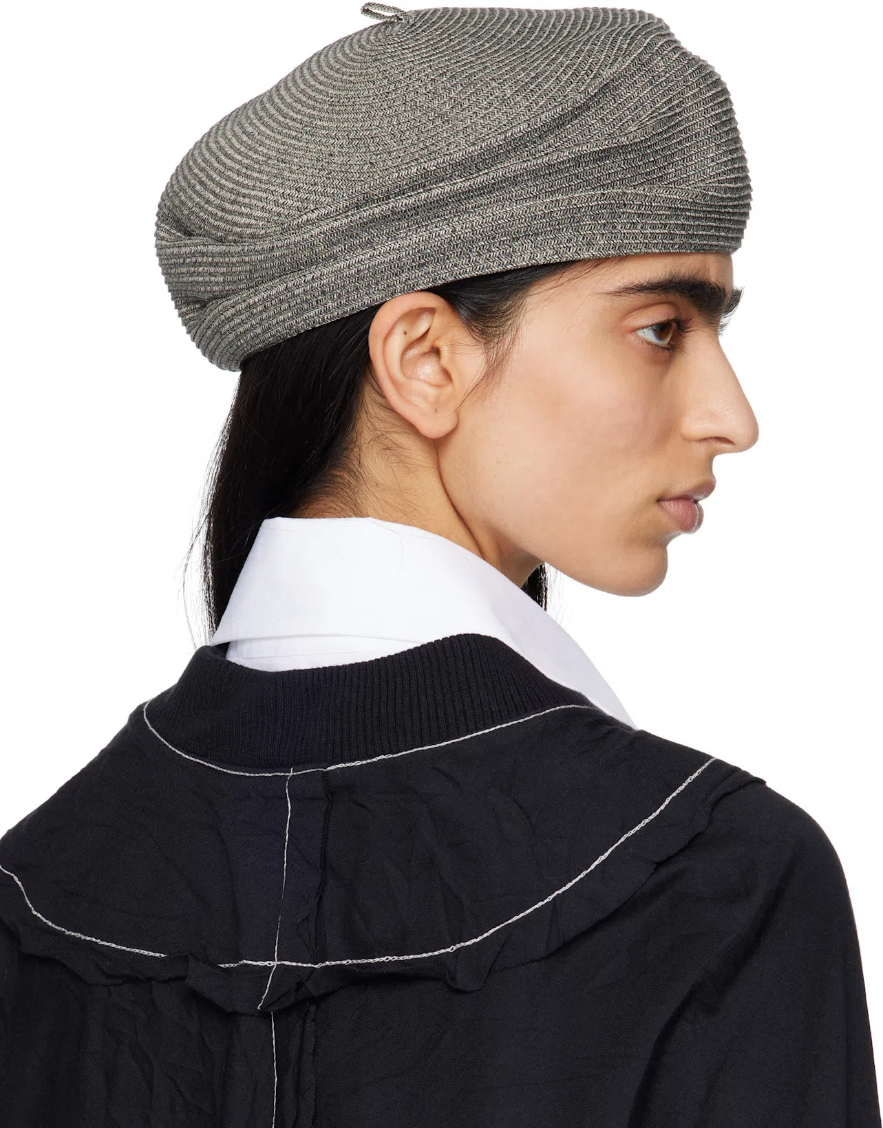 VIVIENNE WESTWOOD Orb Logo Embroidered Drunken Shirt In White