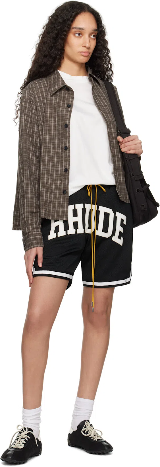 MFPEN Brown Priority Shirt In Brown Linen Check