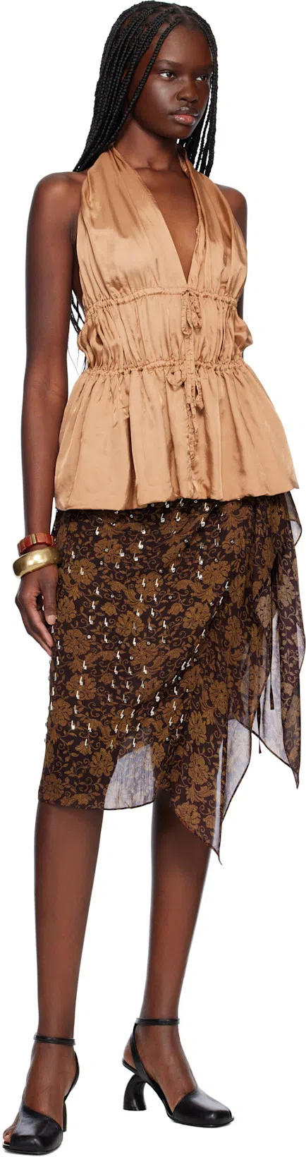 ISABEL MARANT Tya Bracelet In Henna/light Brass