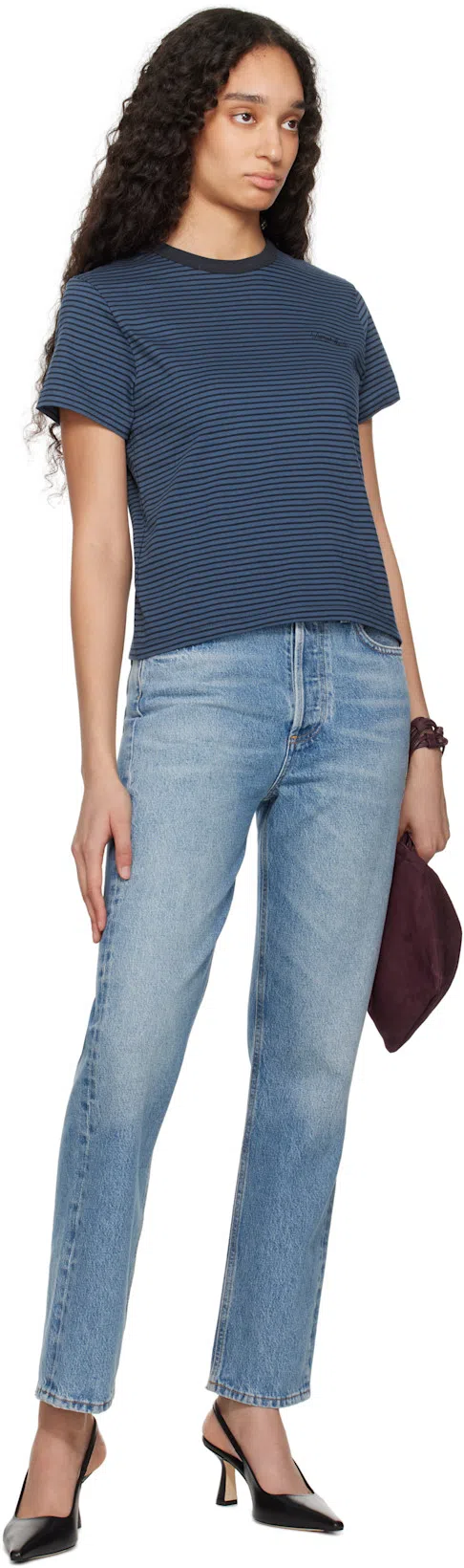CITIZEN OF HUMANITY Citizens Of Humanity Blaine High Waist Ankle Straight Leg Jeans In Perri