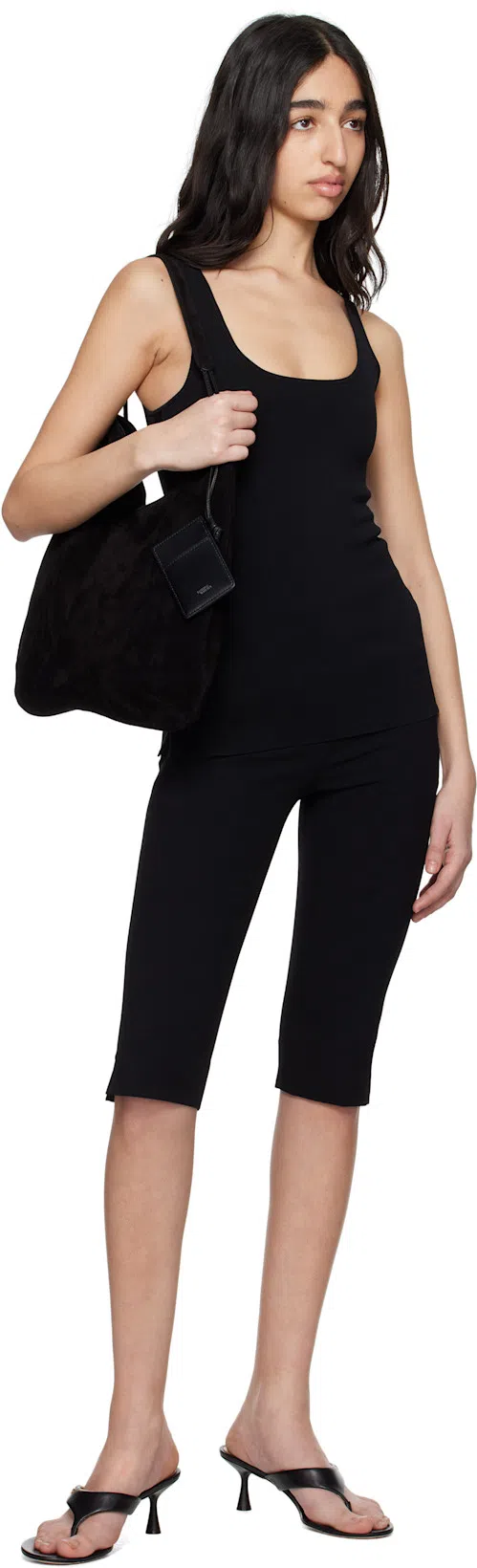 TOTÊME Toteme Classic Compact Knit Tank Top In Animal Print