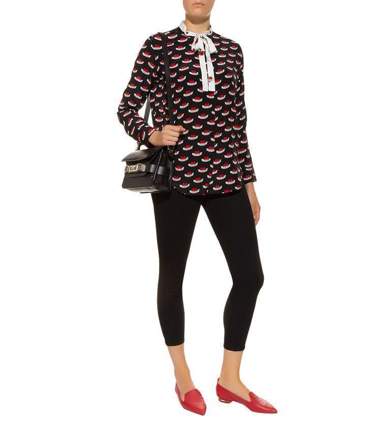 VALENTINO GARAVANI Rockstud Leather Flats In Red V