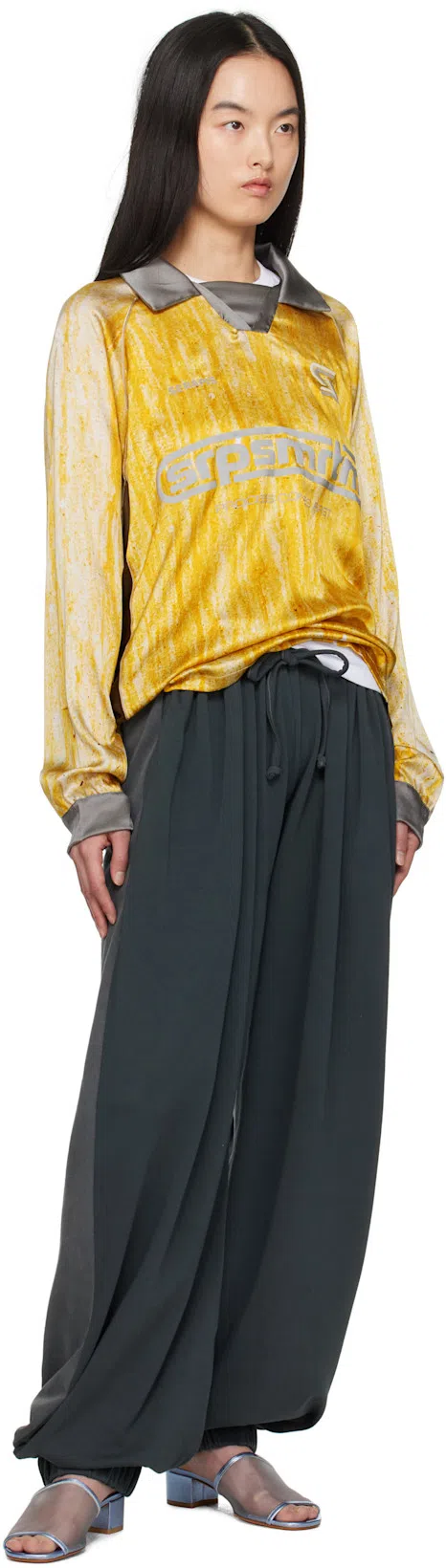 MARYAM NASSIR ZADEH Blue Sophie Heeled Sandals In 137 Iris Metallic Ca