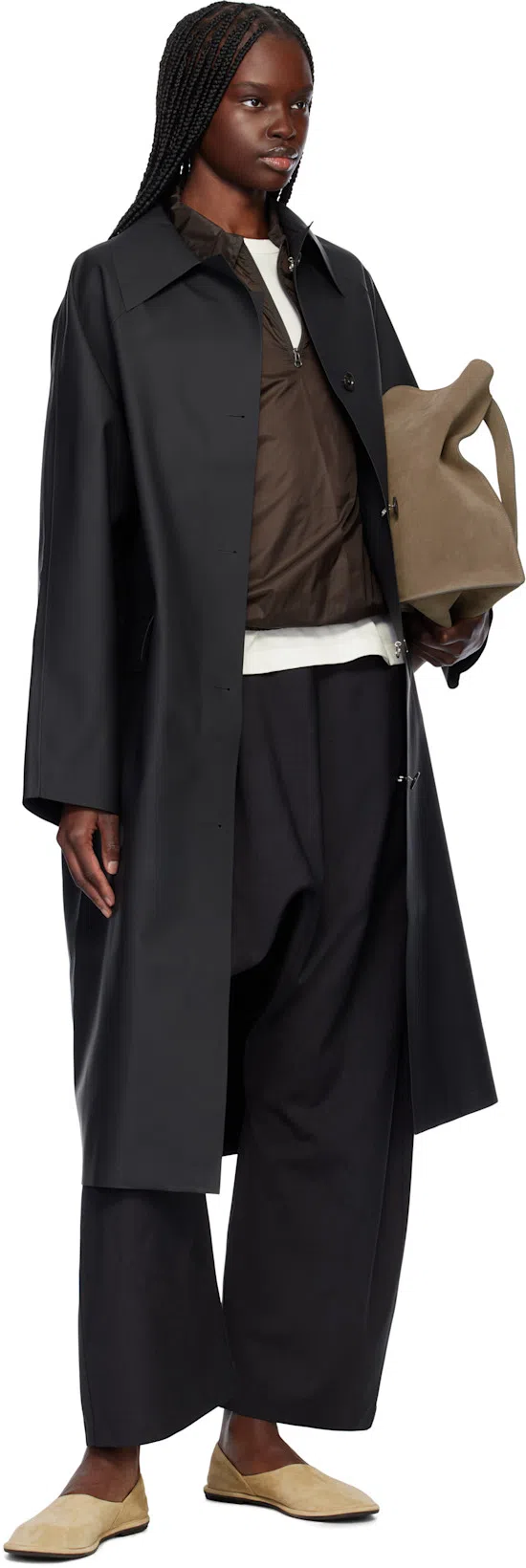 THE ROW Canal Flat In Taupe