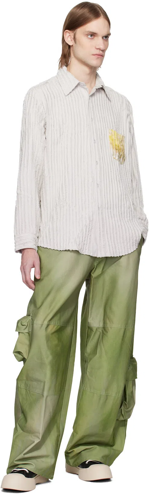 MARNI Black Nappa Leather Pablo Lace-up Sneakers