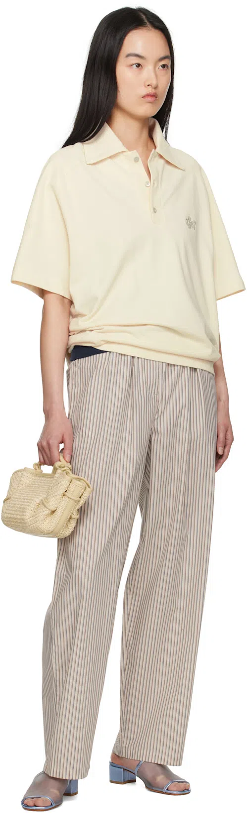 MARYAM NASSIR ZADEH Blue Sophie Heeled Sandals In 137 Iris Metallic Ca