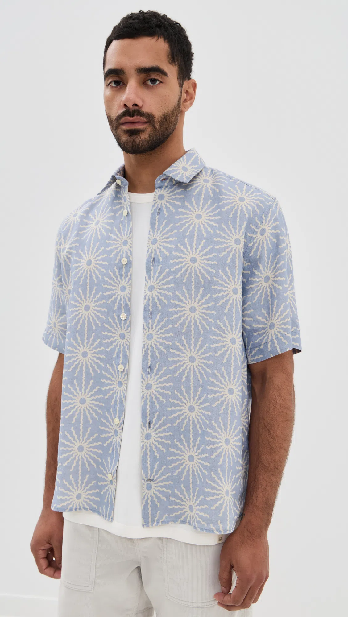 FAHERTY Corduroy Drawstring Utility Short In Plaza Stone