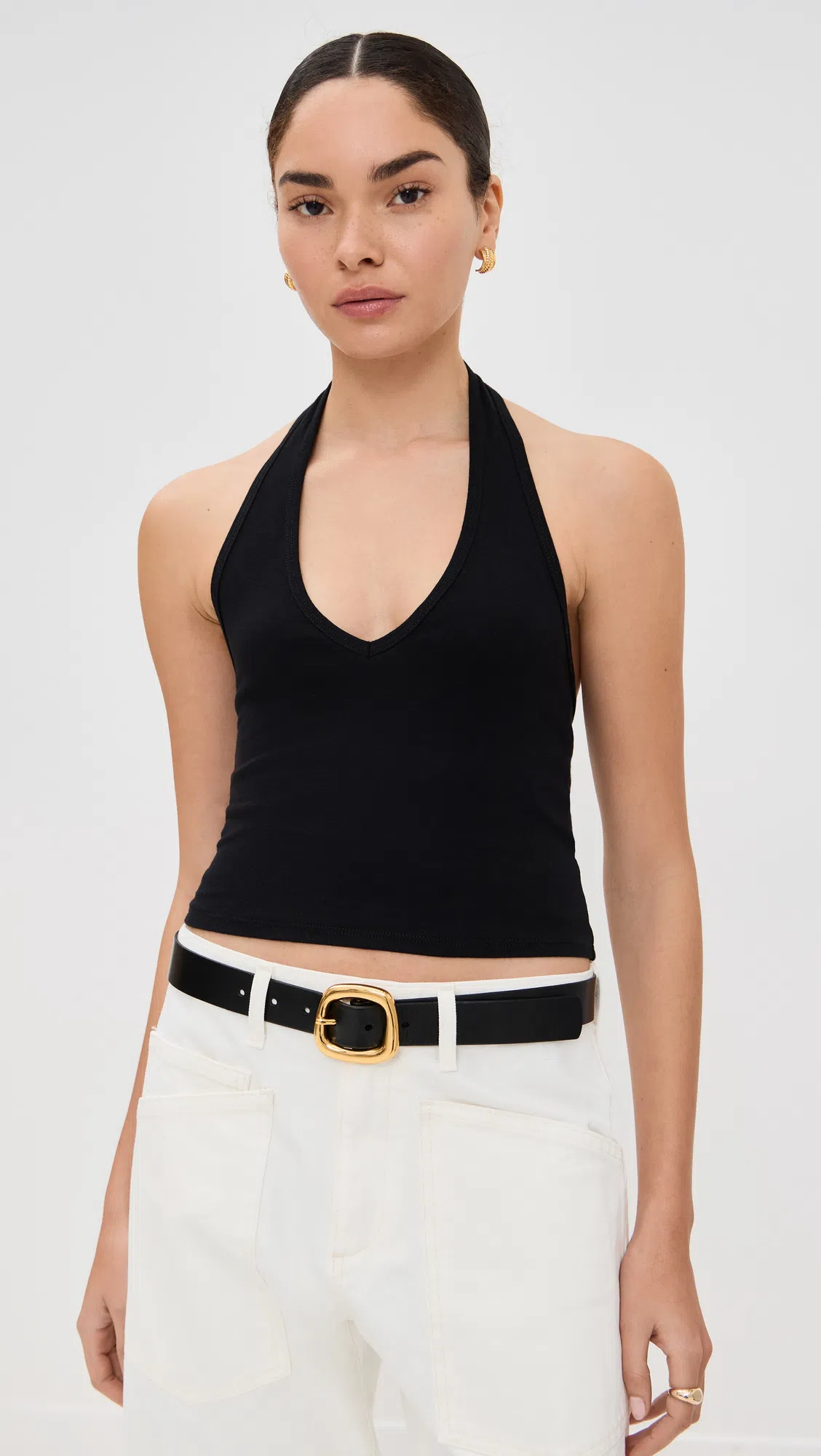 TONY BIANCO Corso Heel In Gold Nappa Metallic