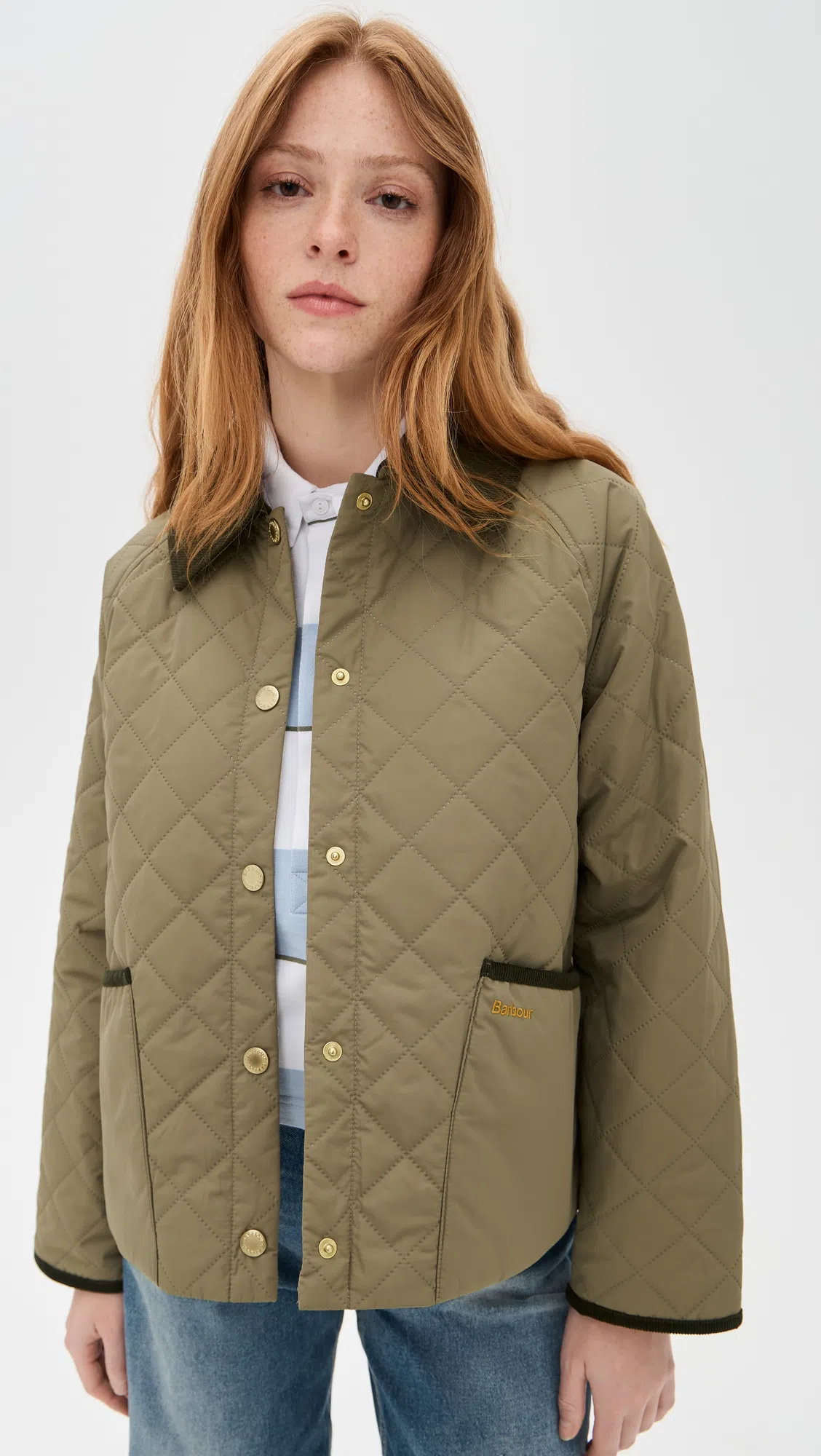 AMO Crop Annie Rugby Top In Sky