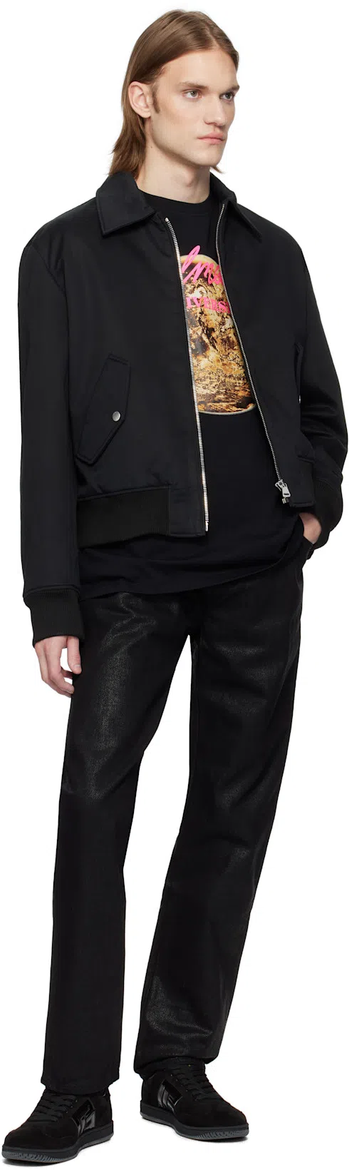 BALMAIN Swan Suede And Patent Leather Sneakers In Multi