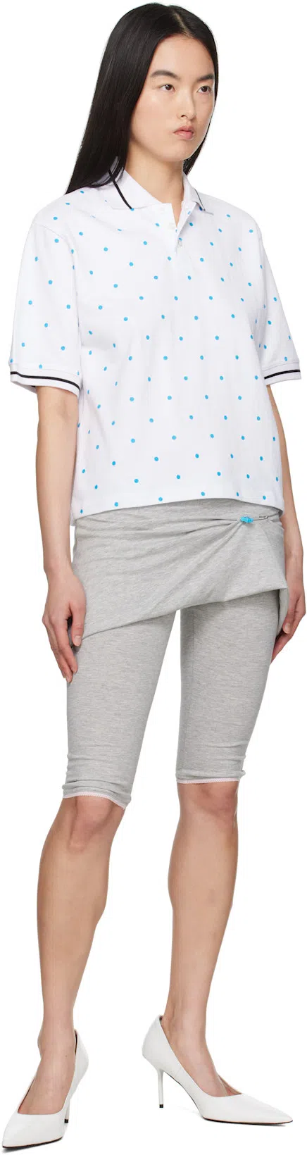 ABRA White Pointed Toe Heels In White 10