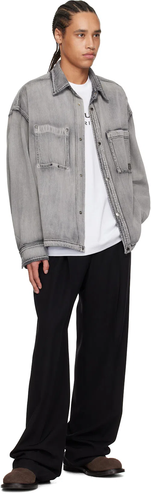 MOSCHINO Lace-up Brogues Leather Sole In Brown