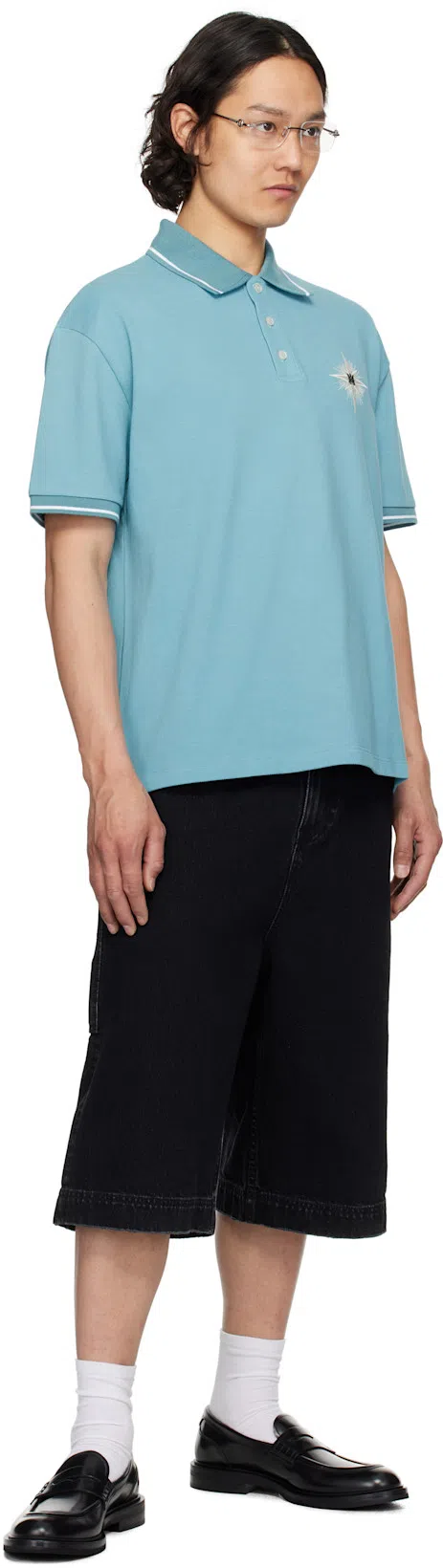 DOLCE & GABBANA Black Brushed Calfskin Loafers In Nero