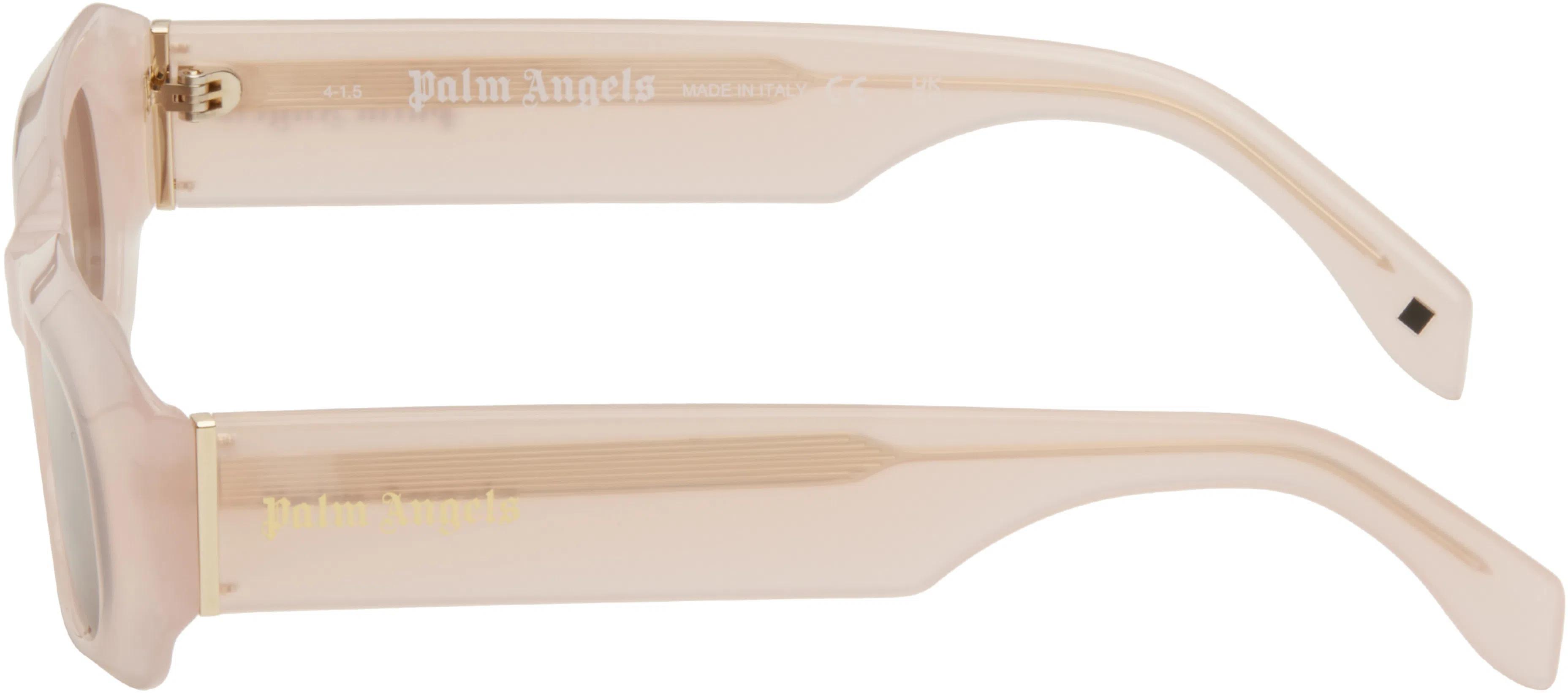 PALM ANGELS Sunrise Palm Denim Overshirt Off White - In Beige