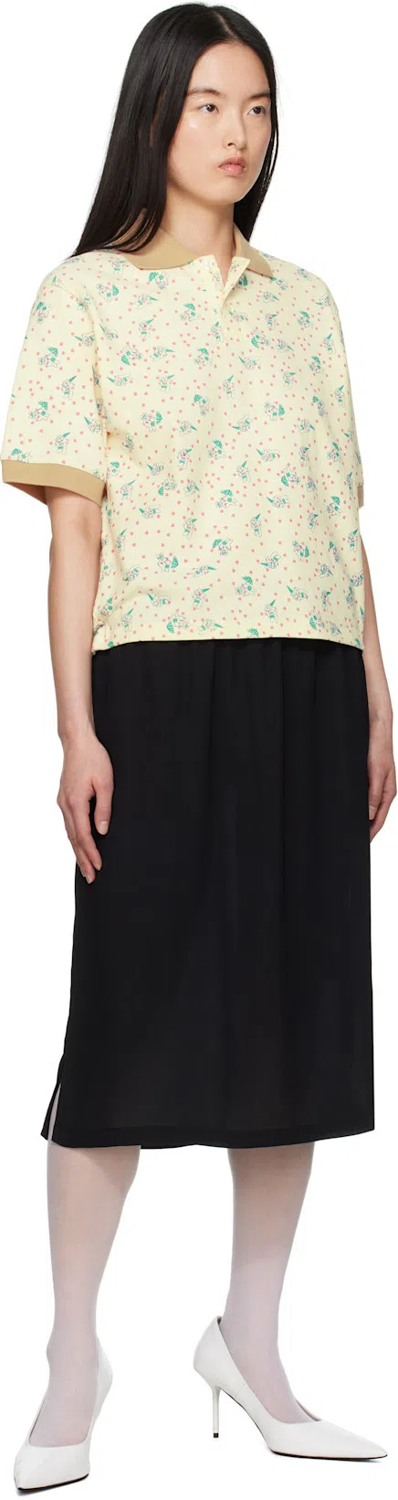 ABRA White Pointed Toe Heels In White 10