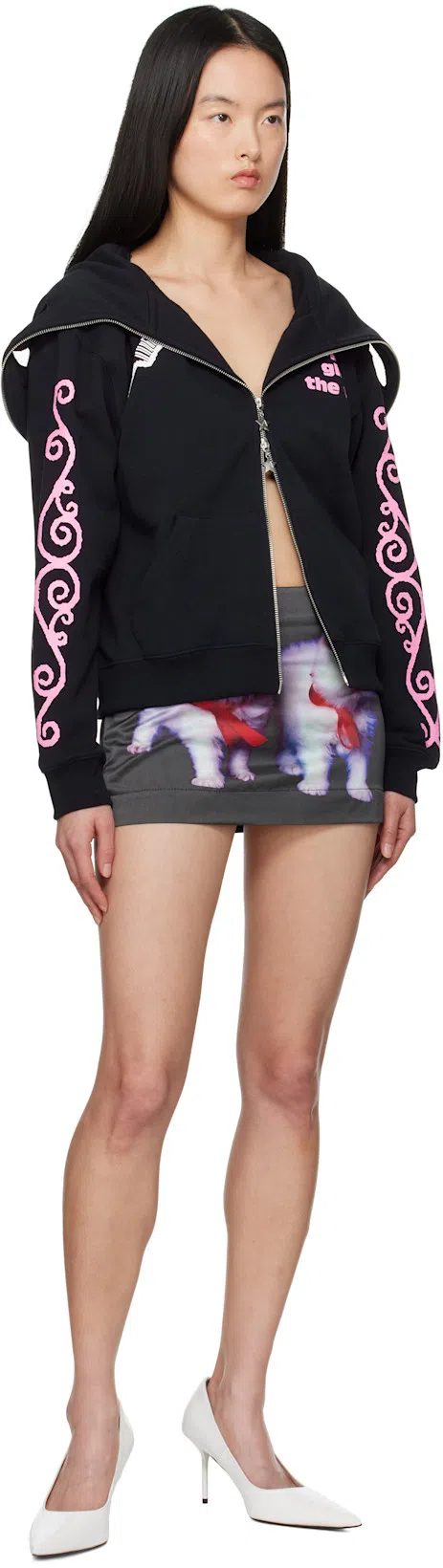 ABRA White Pointed Toe Heels In White 10