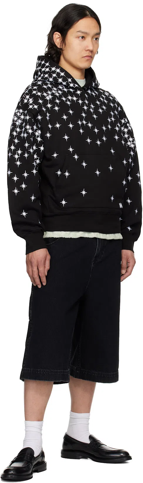 DOLCE & GABBANA Black Brushed Calfskin Loafers In Nero