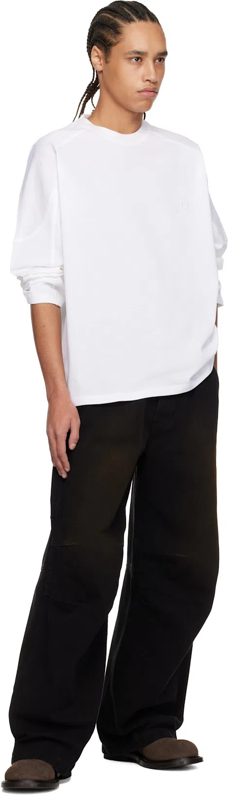 MOSCHINO Lace-up Brogues Leather Sole In Brown