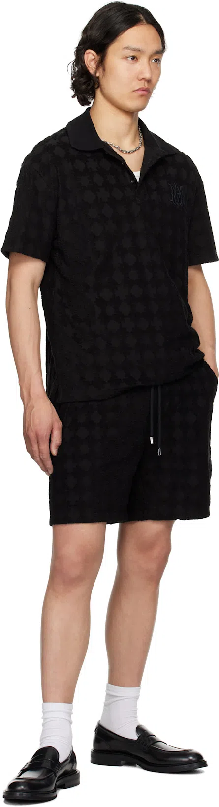 DOLCE & GABBANA Black Brushed Calfskin Loafers In Nero