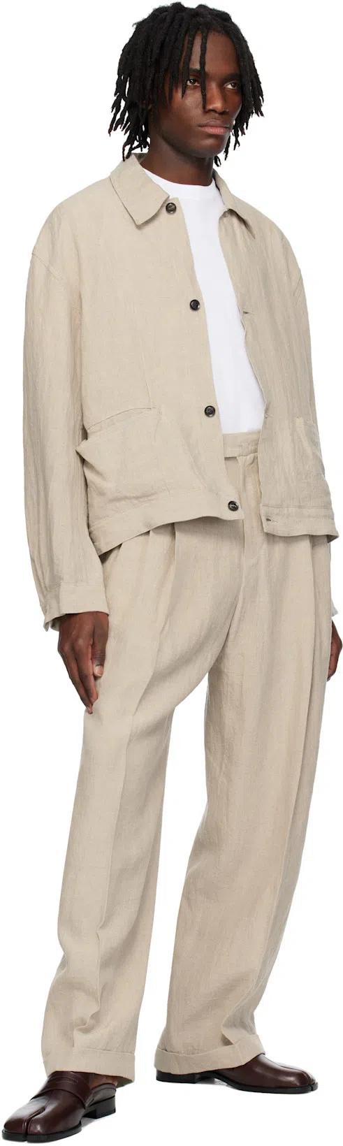 MAISON MARGIELA Burgundy Tabi City Loafer Mules In T5079 Vineyard Wine