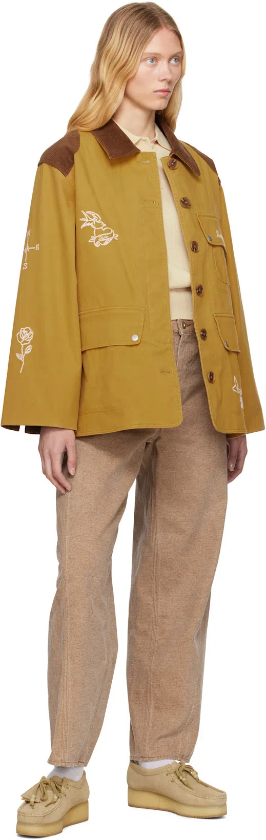 CLARKS ORIGINALS Beige Wallacraft Bee Derbys In Maple Suede