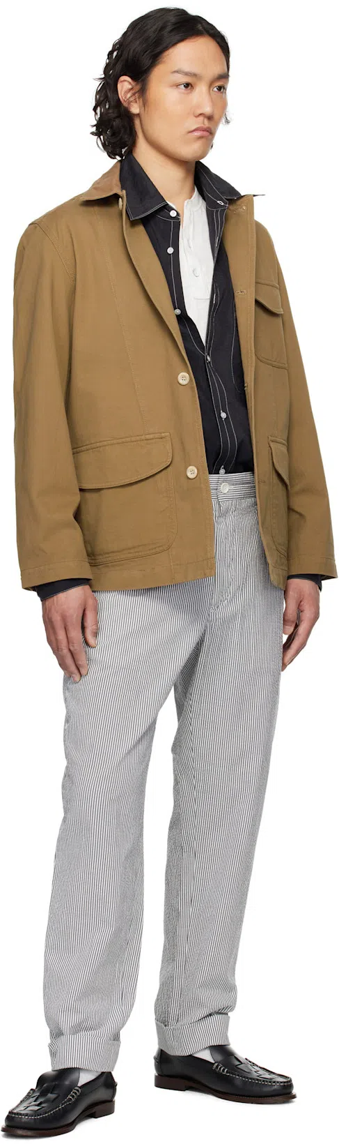 RAG & BONE White Cotton Classic Short Sleeve Henley