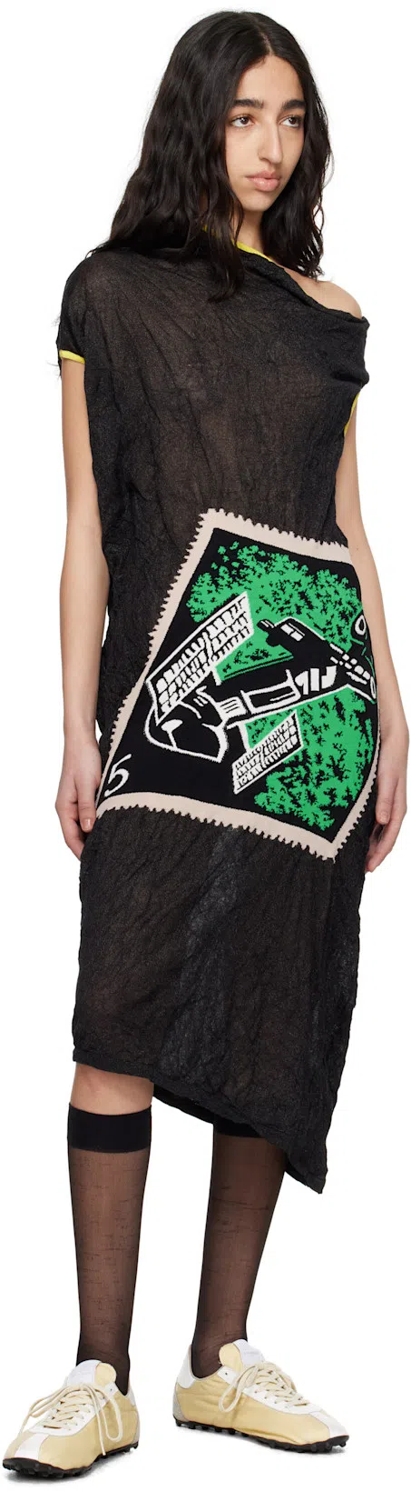 MAISON MARGIELA Leather Lace-up Trainers Featuring Suede Accents In White