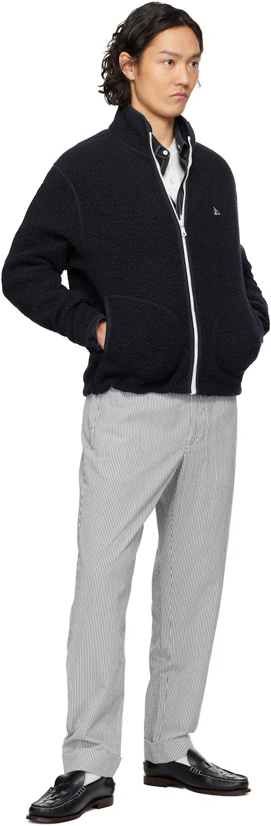 RAG & BONE White Cotton Classic Short Sleeve Henley