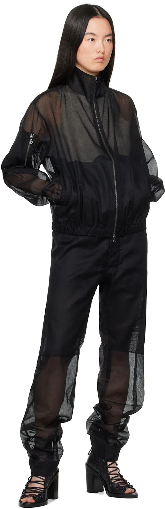 ANN DEMEULEMEESTER Woman Ankle Boots Black Size 11 Leather In Multicolor