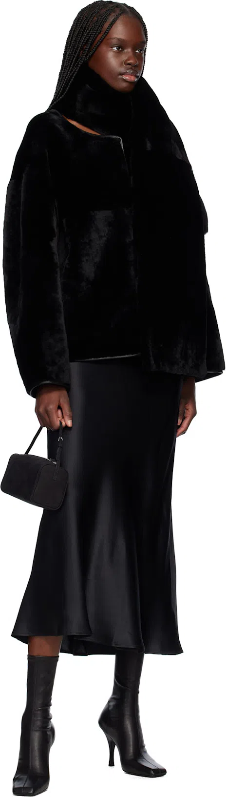 KHAITE Woman Ankle Boots Black Size 8.5 Calfskin