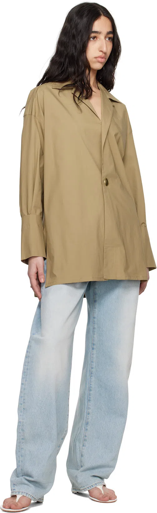 GIANVITO ROSSI Ascent Thong 55 High-heeled Sandals In White