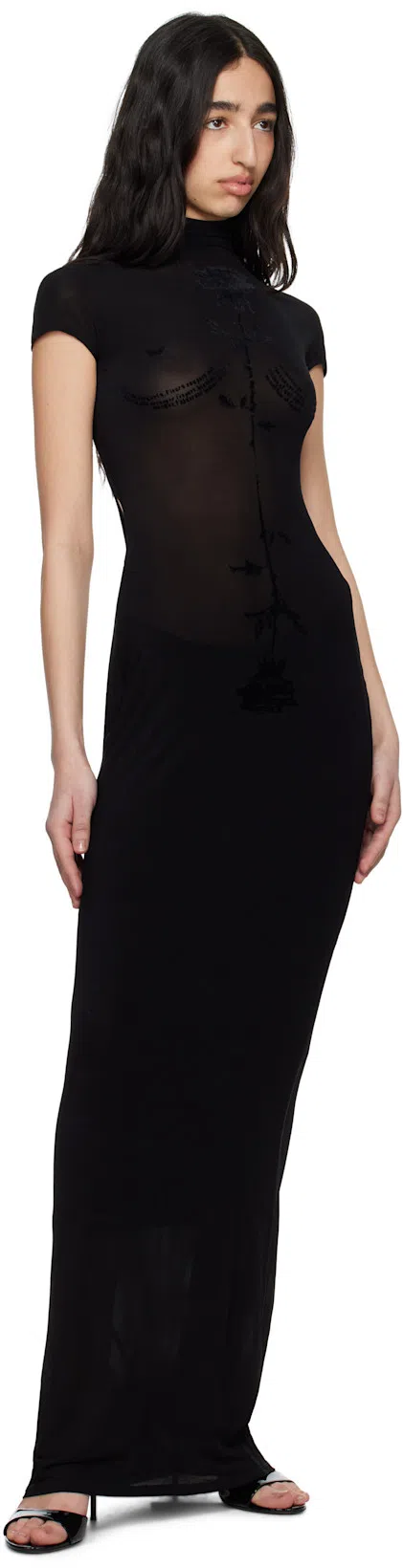 PARIS TEXAS Patent Leather Lidia Mules 70 In Black