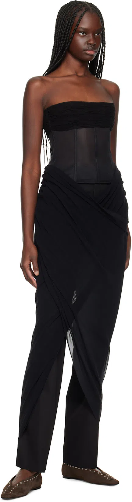 TOTÊME Toteme Suede Lace Up Ballerinas Pepper In Multicolor