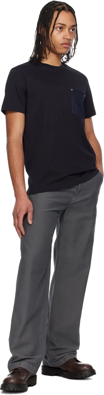 VISVIM Brown Gillespie Folk Boots In Dk.brown