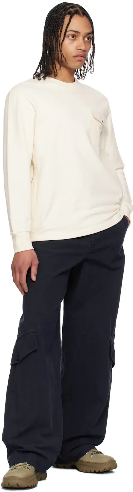 MONCLER Sweatshirt En Coton In Beige