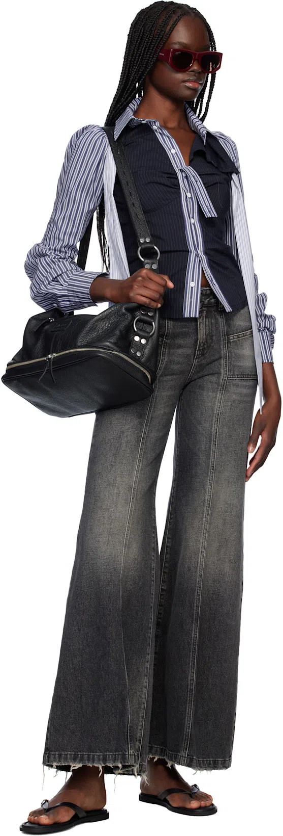 OTTOLINGER Deconstructed Shirt In Blue