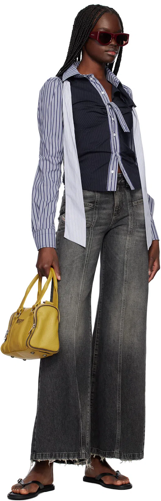 OTTOLINGER Deconstructed Shirt In Blue