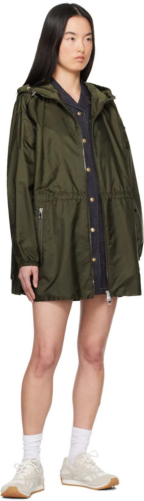 MONCLER Wete Hooded Jacket In Green