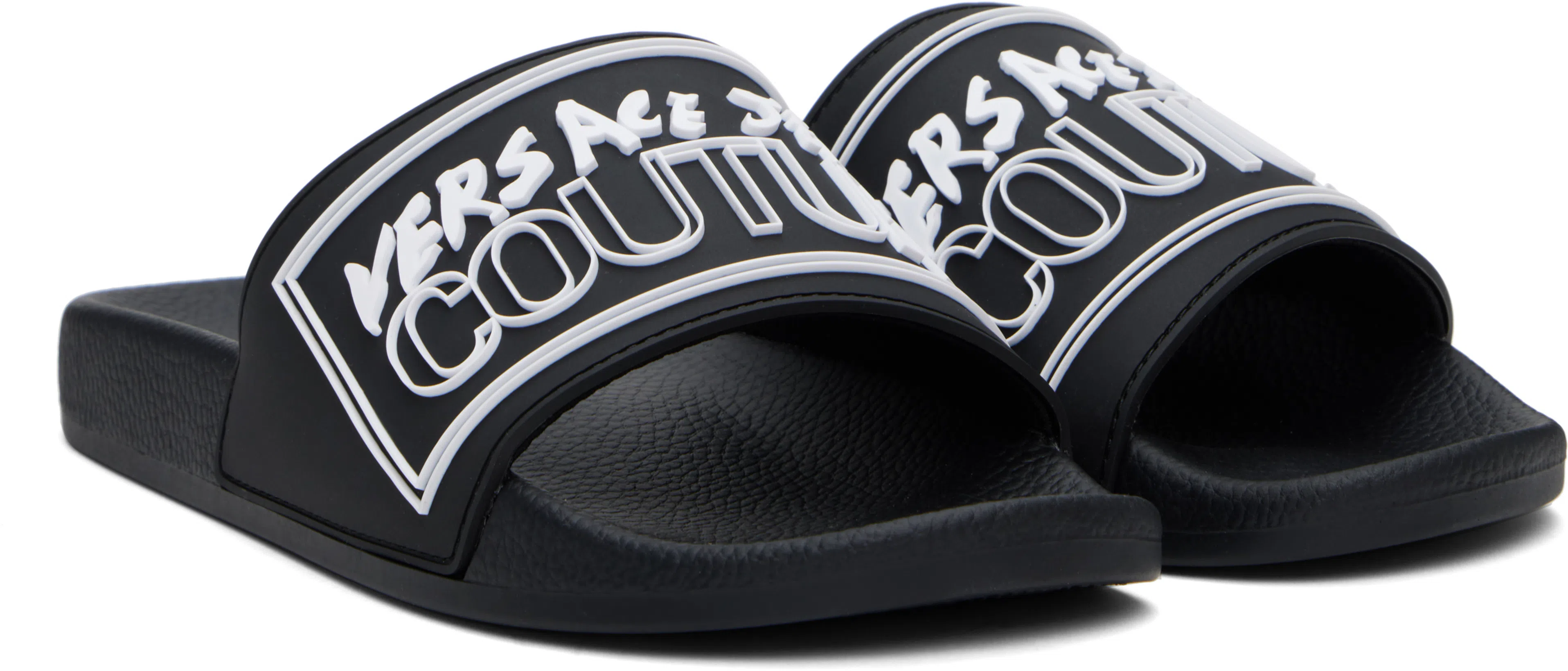 VERSACE Medusa Head-embellished Mid-rise Slim-fit Jeans In Black