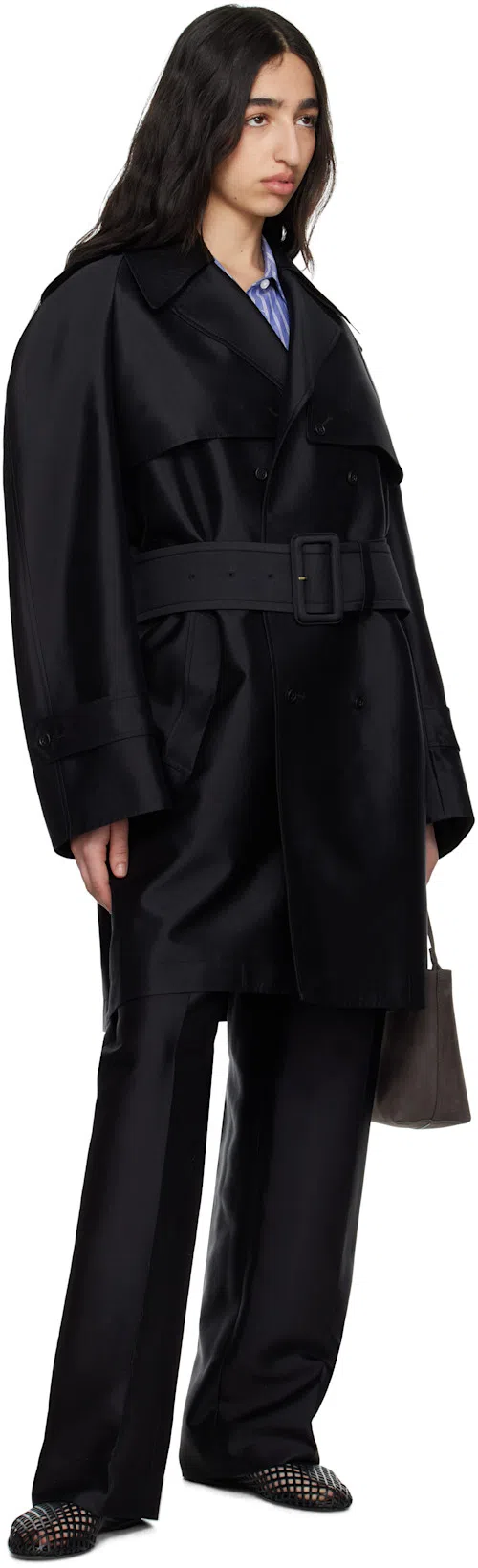 THE ROW Luka Shirt In Blue