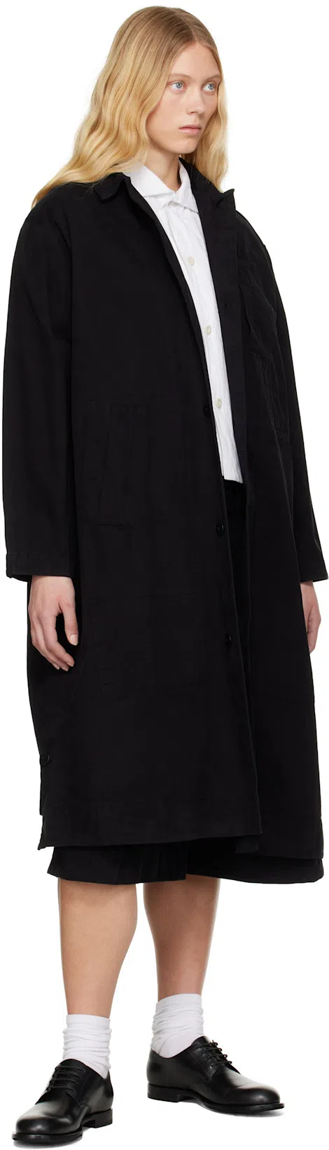 TOOGOOD White 'the Camper' Shirt In Crumpled Cotton Chal