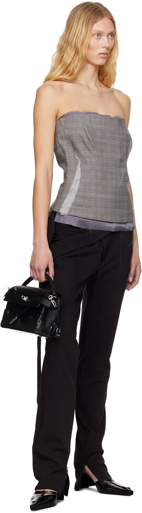 OTTOLINGER Wool Blend Corset In Grey