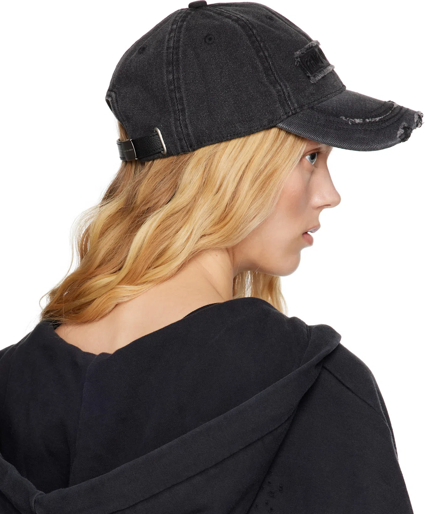 TOTÊME 'espera' Black U Neck Rib Tank Top