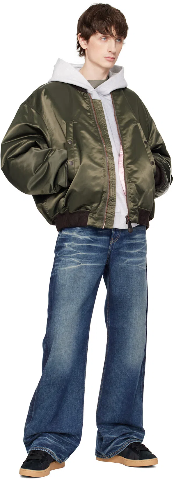 ACNE STUDIOS Melange Hoodie Logo Ci0159co R 92h In White