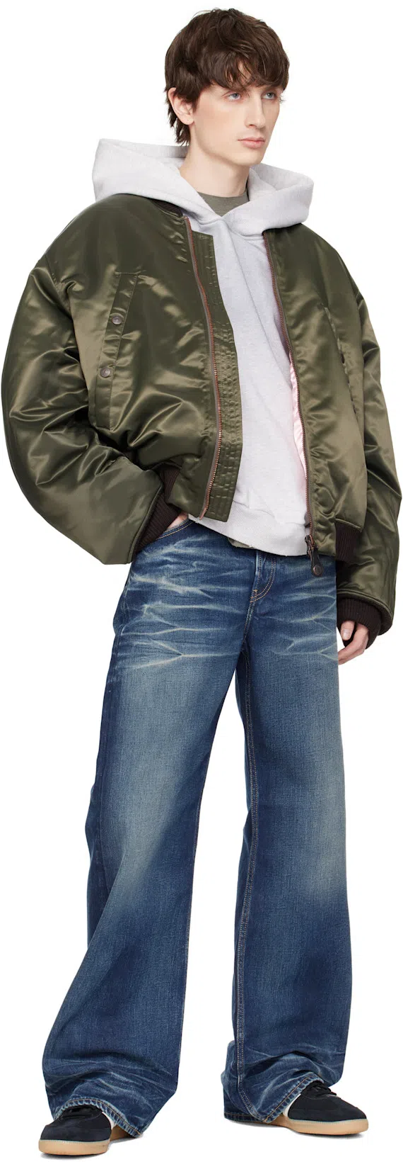 ACNE STUDIOS Melange Hoodie Logo Ci0159co R 92h In White