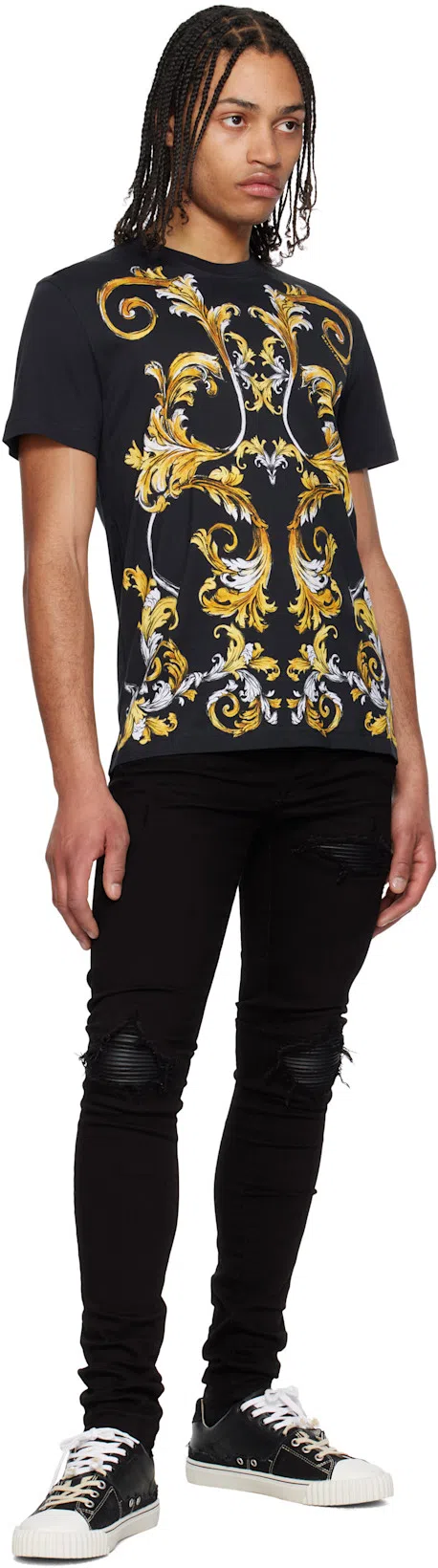 MAISON MARGIELA Tabi Low-top Sneakers In Black