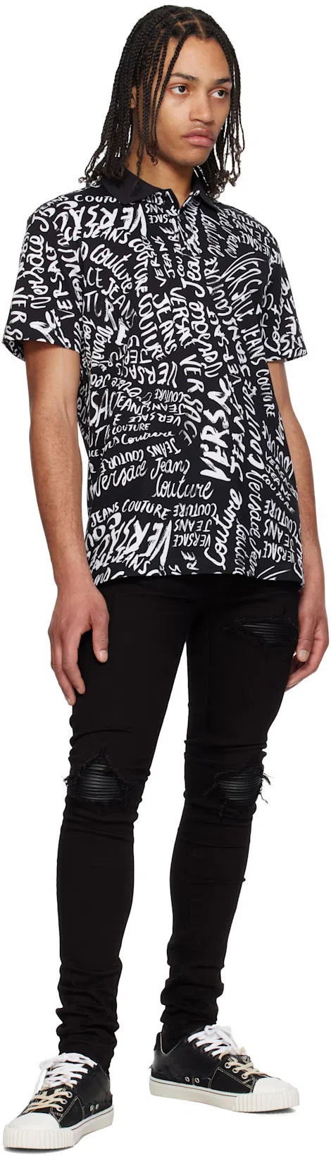 MAISON MARGIELA Tabi Low-top Sneakers In Black